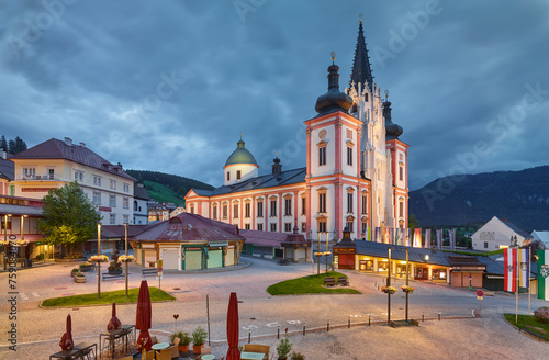 Basilika im Wallfahrtsort Mariazell, Steiermark, Österreich