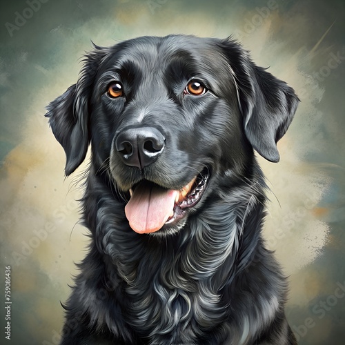 black labrador retriever portrait