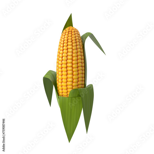 Golden Corn Ears on a Sunny Field - Harvest Season Beauty Captured in Agricultural Landscape Photography