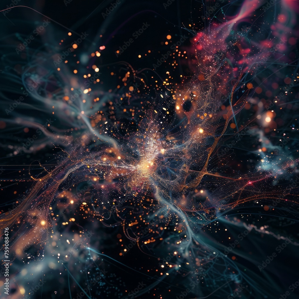 Captivating Digital Abstract Background for AI, Neural Networks, Science, and Beyond Captivating Digital Abstract Background for AI, Neural Networks, Science, and Beyond