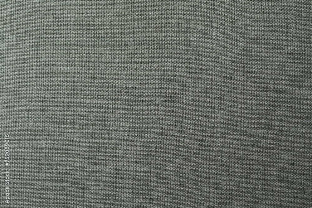 Fototapeta premium Texture of grey fabric as background, top view