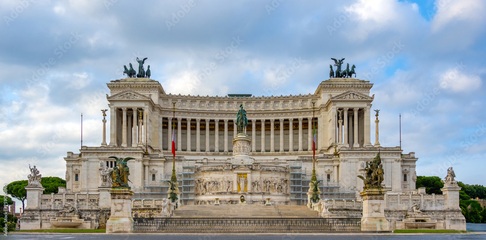 The Altar of the Fatherland in Rome, Italy
