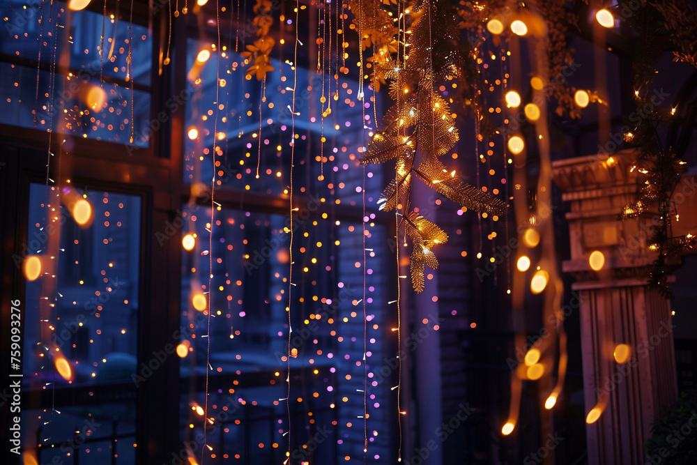 Obraz premium A Beautiful light decoration work.AI generated