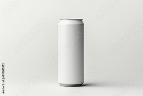 White soda can on surface Drinkware, Cylinder, Metal, Liquid, Electric blue
