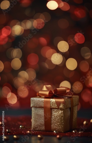 Red Ribbon Present Box