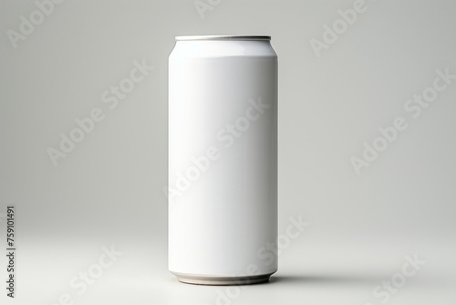A white cylinder of liquid is placed on a white table