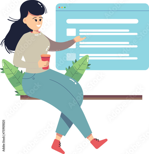 person in the office