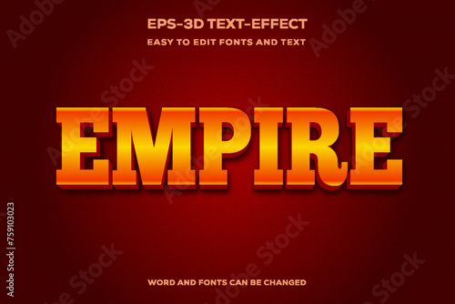 Empire 3d Text Effect.