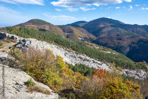 Autumn of sanctuary Belintash at Rhodope Mountains  Bulgaria