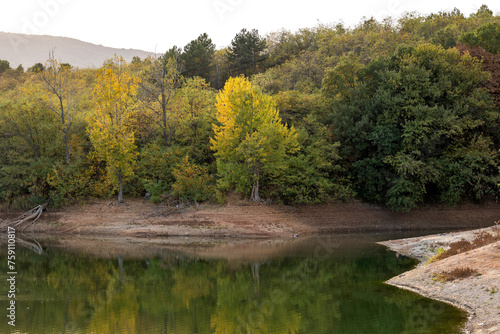 Wallpaper Mural Autumn view of The Forty Springs Reservoir, Bulgaria Torontodigital.ca