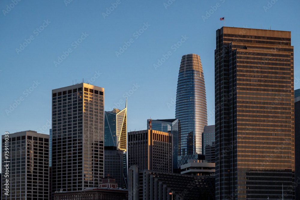 San Francisco Skyline at sunset