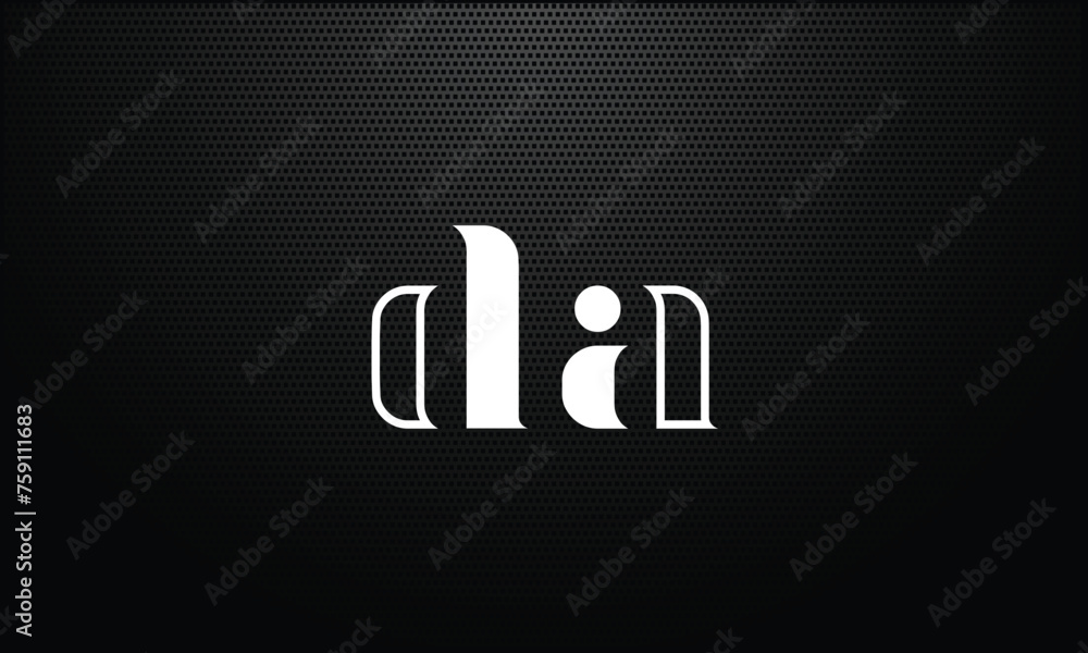 DA, AD, D, A, Abstract letters Logo Monogram DA, AD, D, A, Abstract letters Logo Monogram