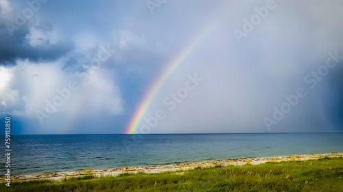 Rainbow off the beach