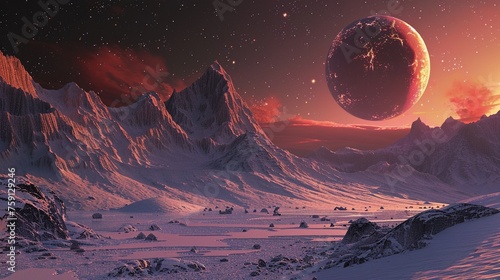 Exoplanetary landscapes reveal the diversity of worlds beyond our own. photo