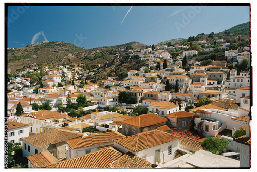 Ancient Greece Island Village, Hydra photo