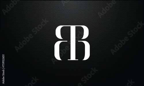 Basic RGBB, BB, Abstract Letters Logo monogram