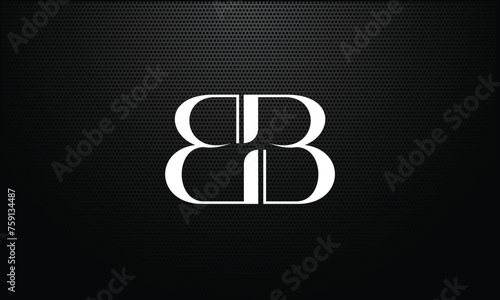 B, BB, Abstract Letters Logo monogram