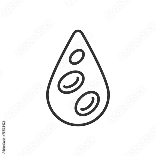 Hematology Icon -Blood Cells Icon