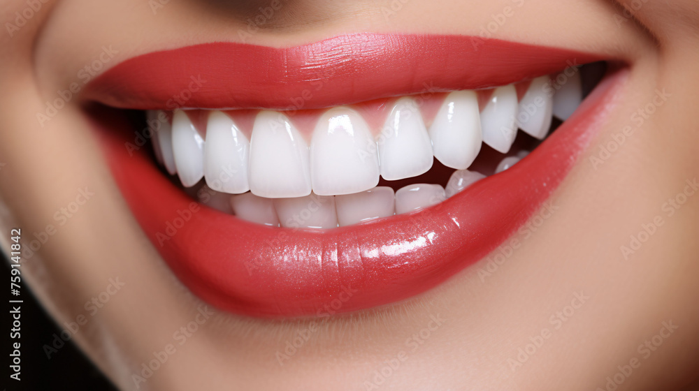 Beautiful wide smile of young fresh woman with great healthy white teeth. Isolated over background Beautiful wide smile of young fresh woman with great healthy white teeth. Isolated over background