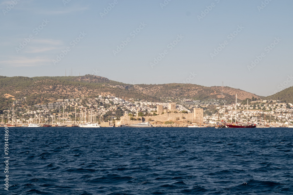 View of Bodrum from a boat View of Bodrum from a boat