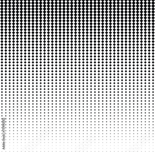 Vector Illustration of the pattern of black dots on white background