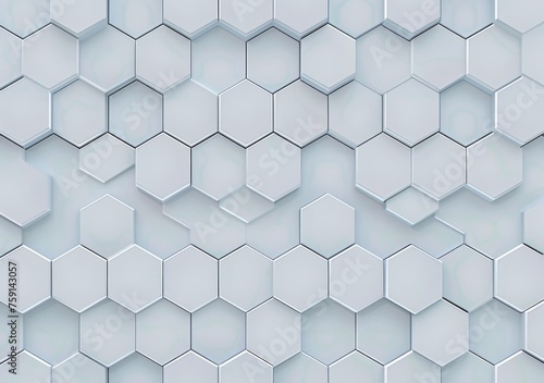 seamless pattern of hexagons