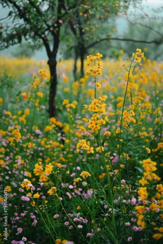 field of yellow flowers © irina