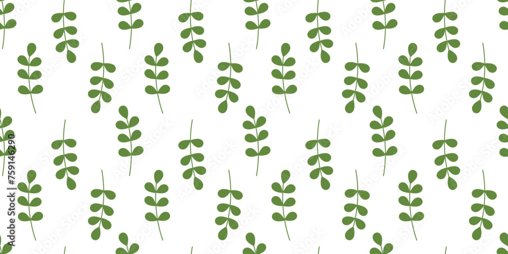 Minimalist Leafy seamless Pattern. Hand drawn leaves vector background. Elegant nature endless template. Simple Organic texture for fashion print, fabric or wallpaper Minimalist Leafy seamless Pattern. Hand drawn leaves vector background. Elegant nature endless template. Simple Organic texture for fashion print, fabric or wallpaper