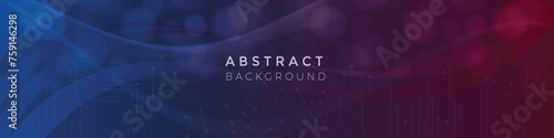 Gradient abstract shape gradient abstract Linkedin banner abstract background template