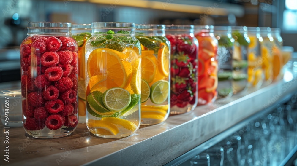 The office installs a water station with fruit-infused options, encouraging employees to stay hydrated and learn about the benefits of adding natural flavors to their water 