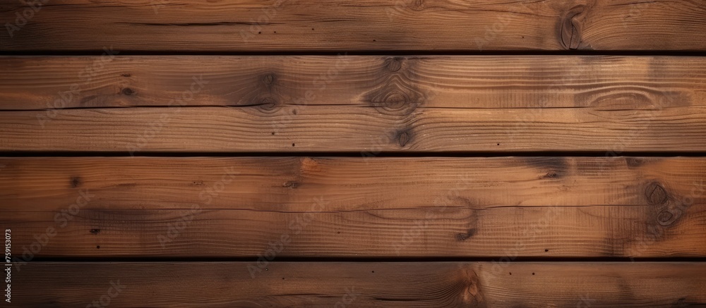Fototapeta premium Wooden planks background with natural pattern for desktop wallpaper or website design, template with space for text.