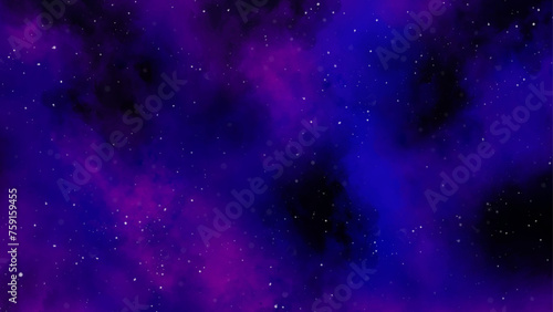 Violet blue Magenta Pink Abstract,
Star field in galaxy space with nebulae, abstract watercolor digital art painting for texture background