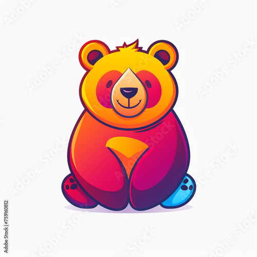 bear Logo Illustration logo icon   reated with Generative Ai