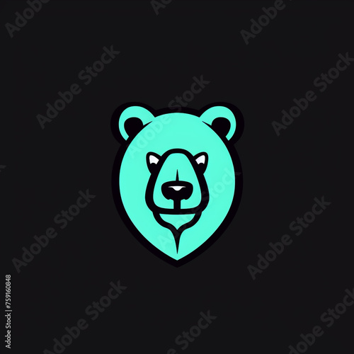 bear Logo Illustration logo icon   reated with Generative Ai
