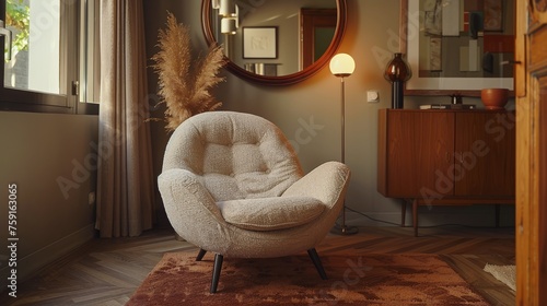 White Chair on Wooden Floor