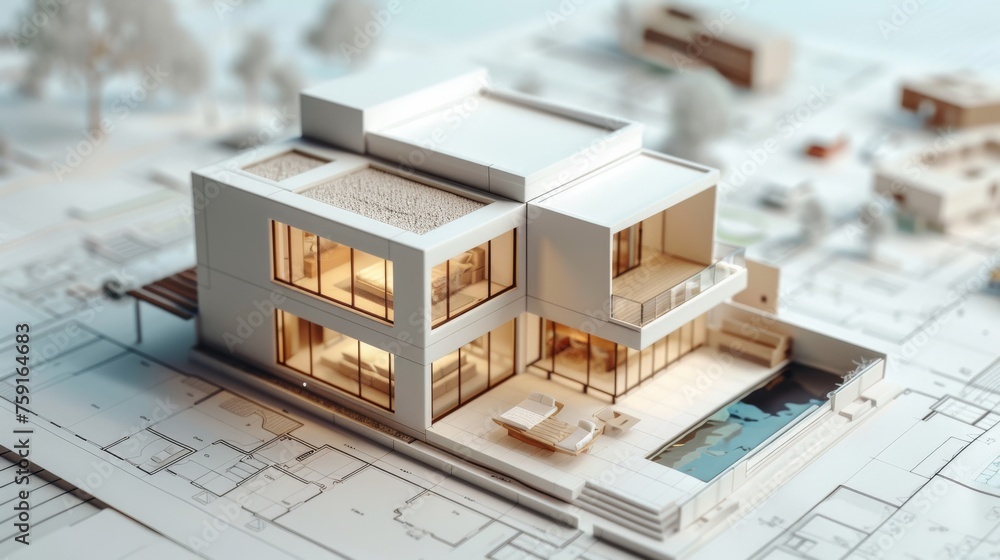 3d model of the house 3d model of the house