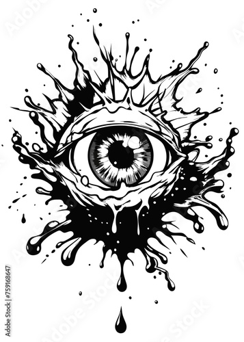 black and white background