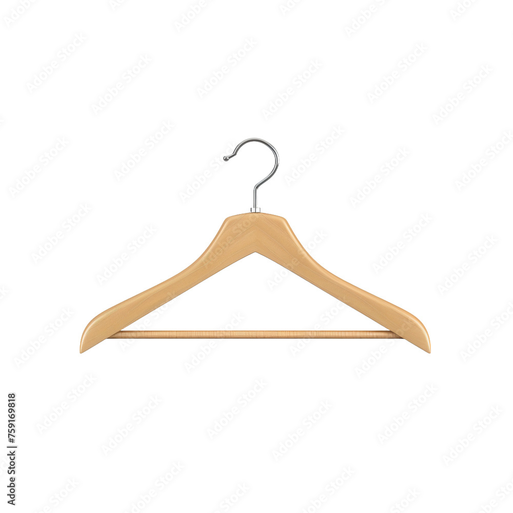 wooden hanger isolated on white wooden hanger isolated on white