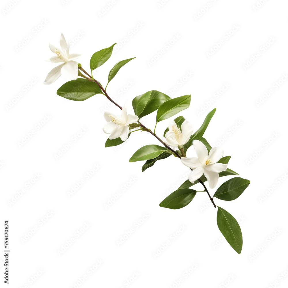 green leaves isolated on white green leaves isolated on white