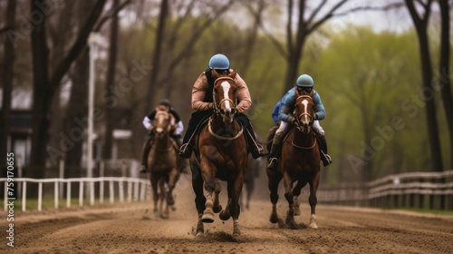 Experience the exhilarating derby horse racing event for an unforgettable equestrian spectacle © sorin