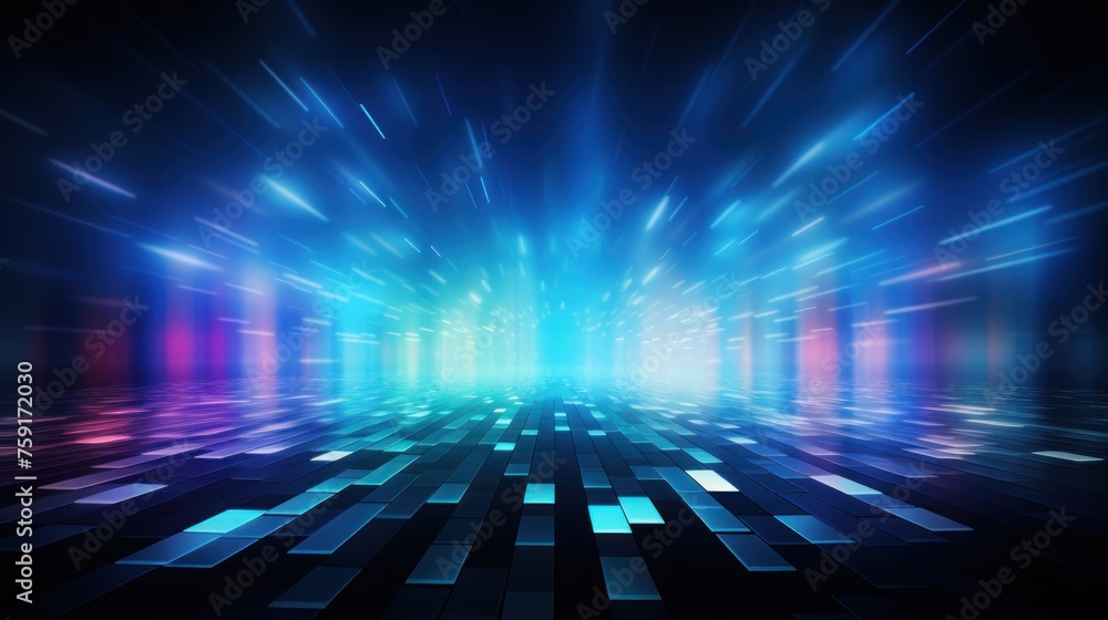 Abstract background that represents the limitless possibilities and horizons of IT technology in the future, pushing the boundaries of innovation Abstract background that represents the limitless possibilities and horizons of IT technology in the future, pushing the boundaries of innovation