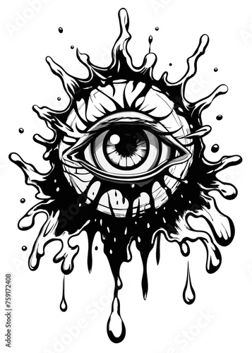 illustration of an eye