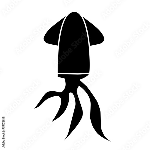 squid silhouette 