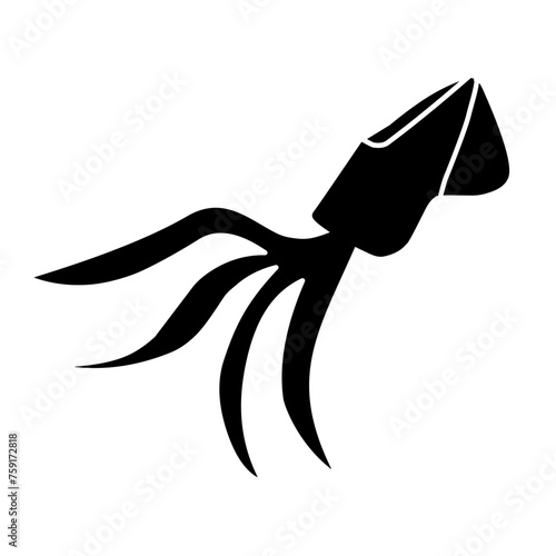 squid silhouette 