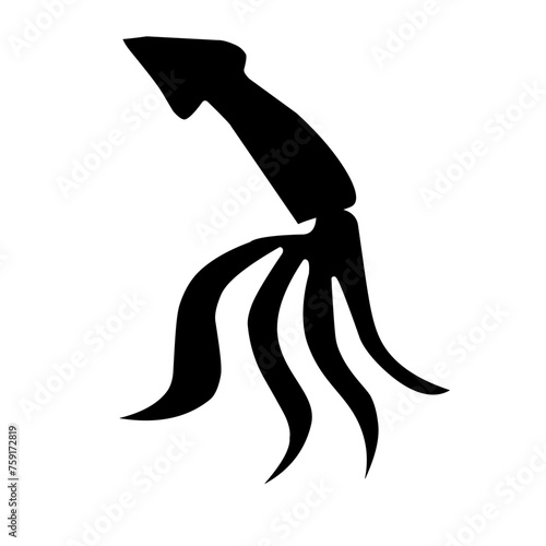 squid silhouette 