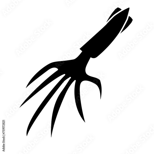 squid silhouette 