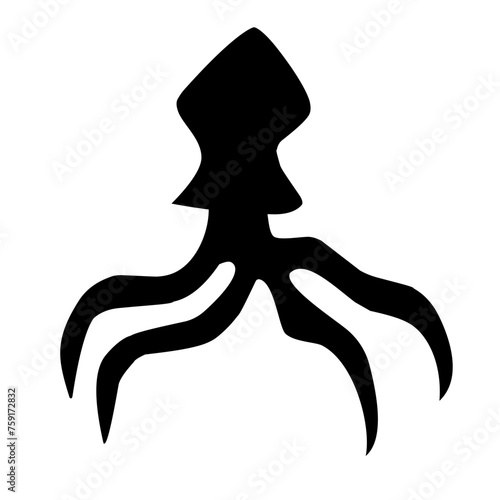 squid silhouette 