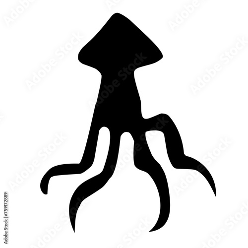 squid silhouette 