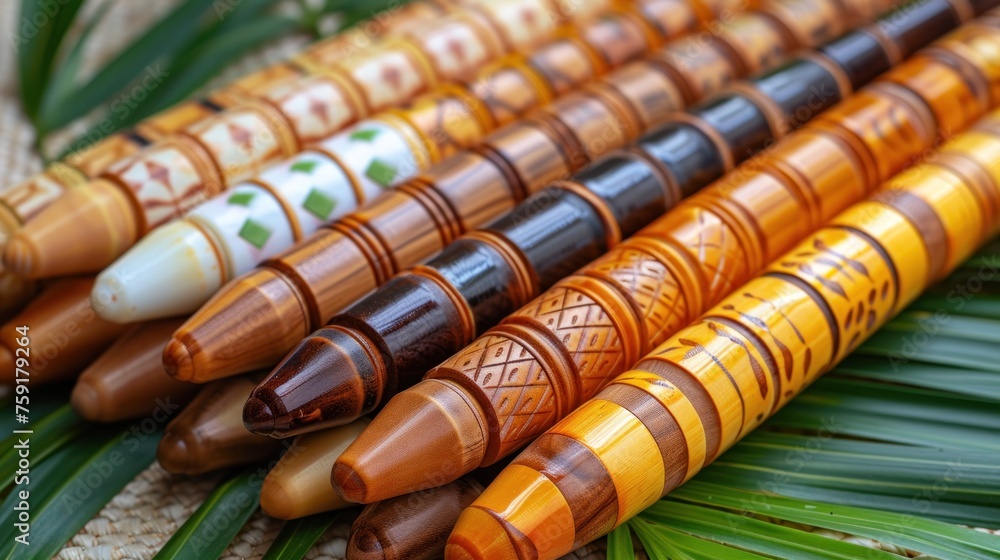 a close up of a bunch of different types of beads on a leafy surface with one bead in the middle of the bead and one bead in the middle of the bead. a close up of a bunch of different types of beads on a leafy surface with one bead in the middle of the bead and one bead in the middle of the bead.
