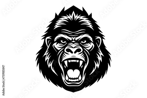gorilla vector illustration